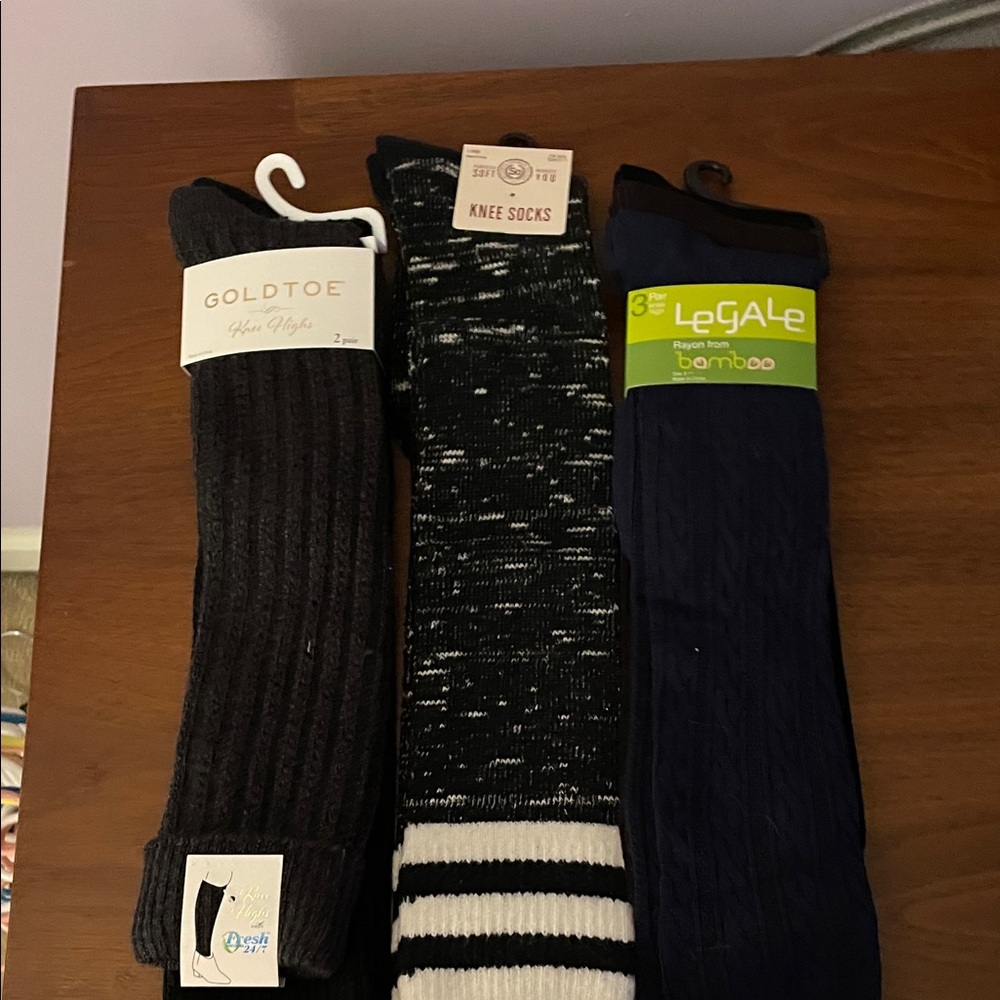 Three packs of Knee Socks